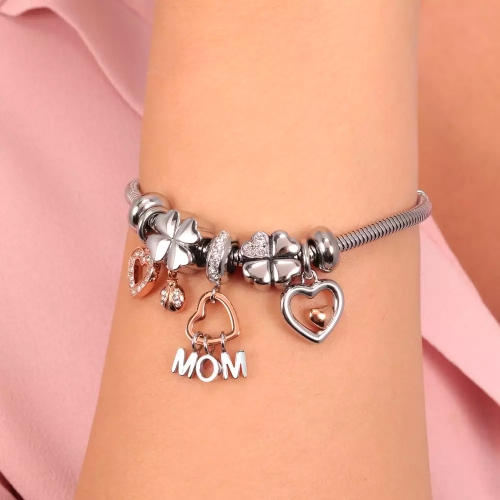 Bracciale Morellato Drops love mom 5 beads -...
