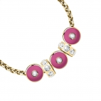 Bracciale Morellato Drops dorato 5 beads - 16/19 cm