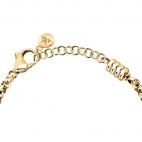 Bracciale Morellato Drops dorato 5 beads - 16/19 cm