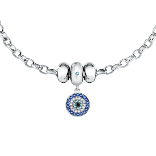 Bracciale MORELLATO Drops evils eye blu - 16/19 cm