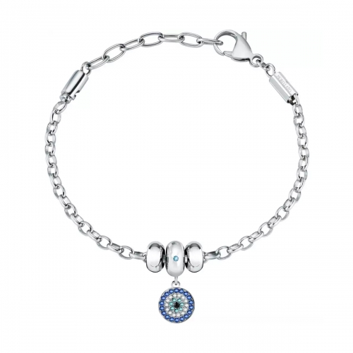 Bracciale MORELLATO Drops evils eye blu - 16/19 cm