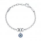 Bracciale MORELLATO Drops evils eye blu - 16/19 cm