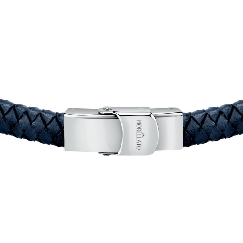 Bracciale Morellato Moody pelle blu - 22 cm