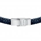 Bracciale Morellato Moody pelle blu - 22 cm
