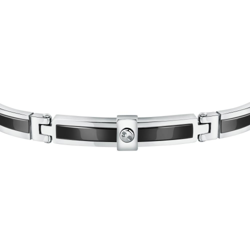 Bracciale MORELLATO Urban bangle acciaio / nero