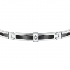Bracciale MORELLATO Urban bangle acciaio / nero
