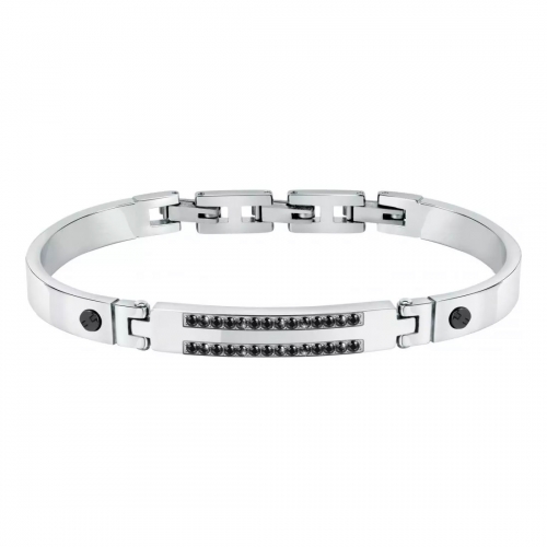 Bracciale MORELLATO uomo Urban bangle Crystal nero