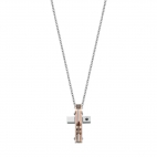Sector Gioielli Spirit pendant ss+rg blk cr 450+50mm uomo SZQ10