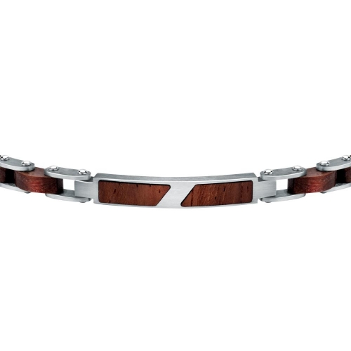 Bracciale SECTOR uomo Wood acciaio / legno