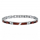 Bracciale SECTOR uomo Wood acciaio / legno