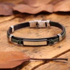 Bracciale SECTOR Wood string verde - 22 cm
