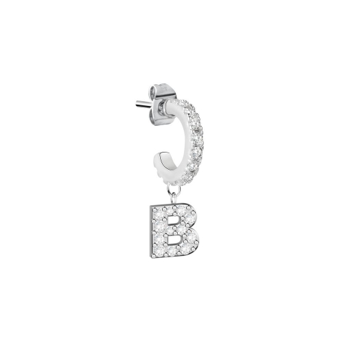 La Petite Story Hoop earrings ss letter b