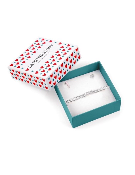 Bracciale e Orecchini LA PETITE STORY Love - Kit