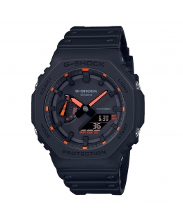 Orologio CASIO uomo G-Shock analogico digitale nero / arancione