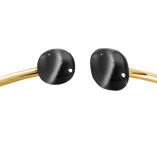 Morellato Gemma bangle yg wblack cat eye arg.925 donna SAKK102