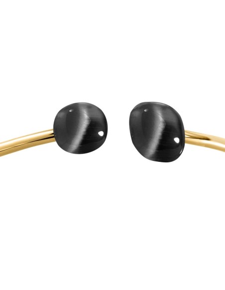 Morellato Gemma bangle yg wblack cat eye arg.925 donna SAKK102