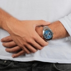 Sector 245 41mm chr blue dial ss br