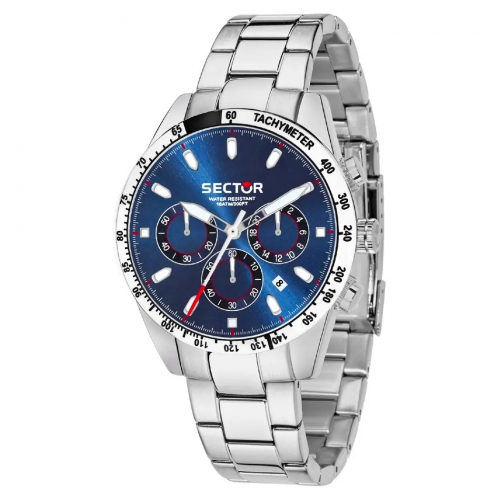 Sector 245 41mm chr blue dial ss br
