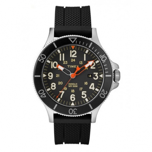 Orologio Timex Allied nero gomma - 43 mm