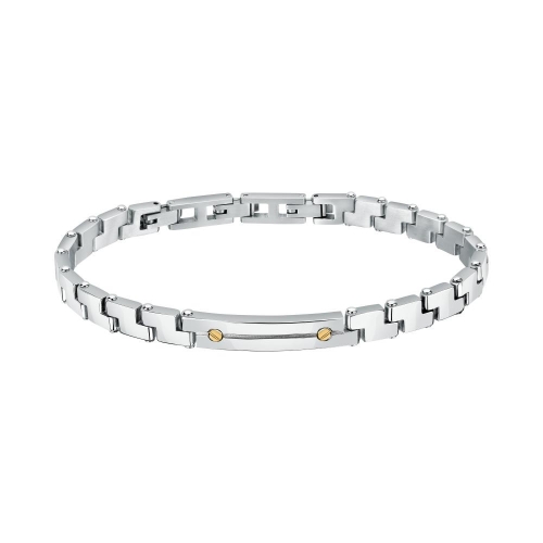 Bracciale Uomo Morellato Acciaio e Oro 750...