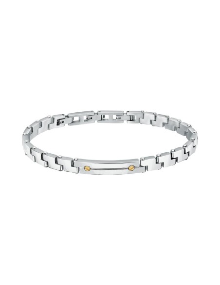 Bracciale Uomo Morellato Acciaio e Oro 750 (SATM19)