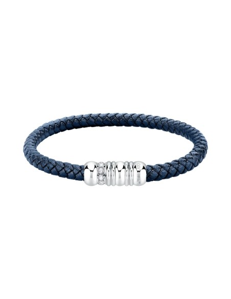 Bracciale MORELLATO uomo Moody pelle blu
