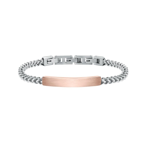 Bracciale SECTOR uomo Basic acciaio / oro rosa