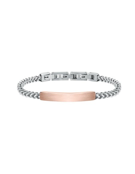 Bracciale SECTOR uomo Basic acciaio / oro rosa