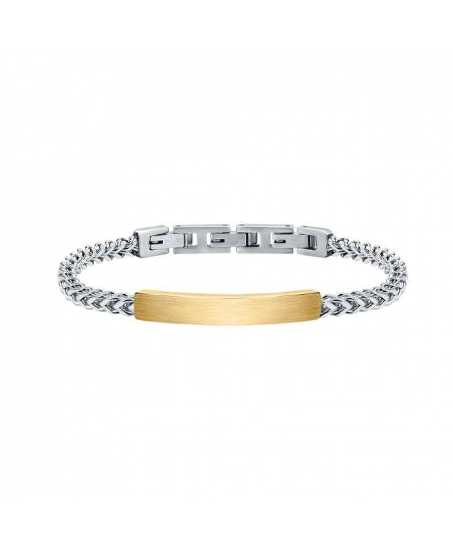 Viceroy Bracciale Donna In Acciaio Dorato Con Zirconi - Modello Chic A Catena 15139P01012, 17,5+2 Cm