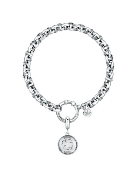 Bracciale MORELLATO donna Drops acciaio / quadrifoglio