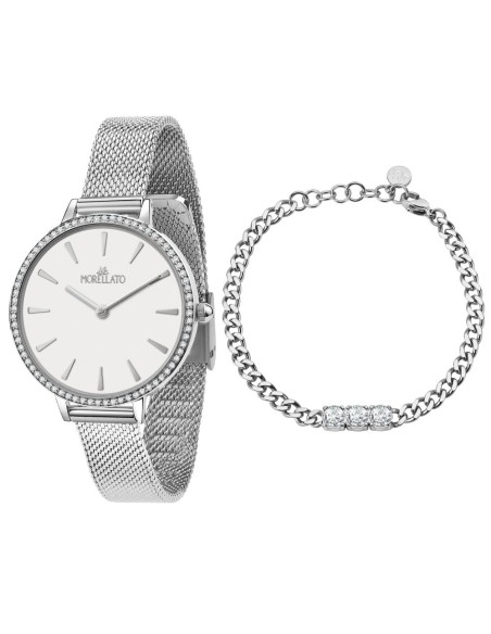 Orologio MORELLATO donna 1930 acciaio / bianco con braccialetto