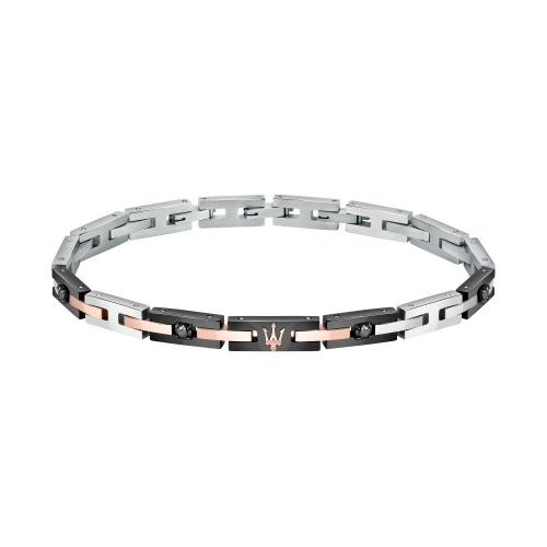 Bracciale MASERATI uomo Iconic acciaio /...