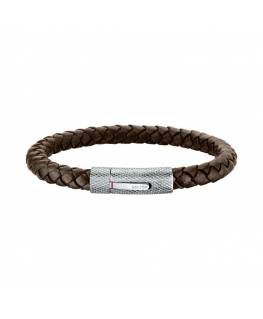 Sector Bandy br. brown braided leather 22cm