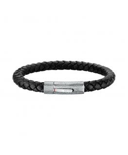 Sector Bandy br. black braided leather 20.5cm