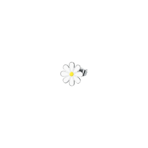 La Petite Story Single earring ss daisy white & yellow