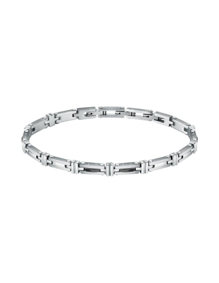 Bracciale SECTOR uomo Premium acciaio / ceramica nera (SAVK04)