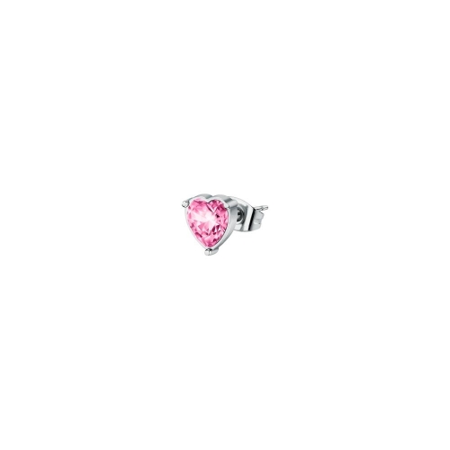 La Petite Story Single earring ss heart rose crystal