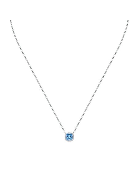 Morellato Tesori pend. 925% aqua cz cushion 35+5cm