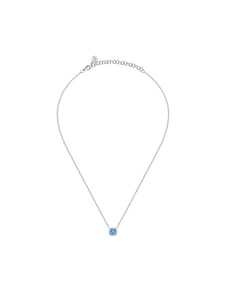 Morellato Tesori pend. 925% aqua cz cushion 35+5cm