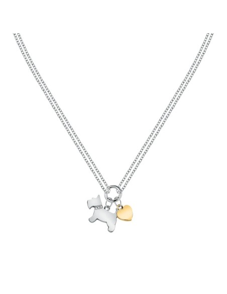 Collana MORELLATO donna Mascotte cane / cuore dorato (SAVL01)