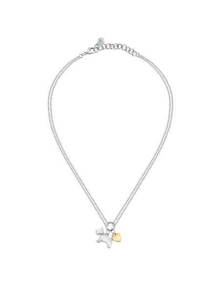 Collana MORELLATO donna Mascotte cane / cuore dorato (SAVL01)