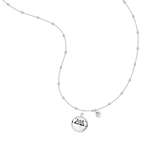 Morellato Talismani nk brass bell wh crys 90+10cm