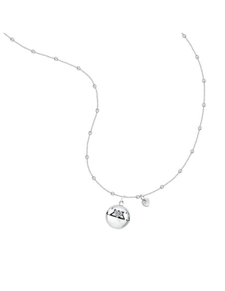 Morellato Talismani nk brass bell wh crys 90+10cm