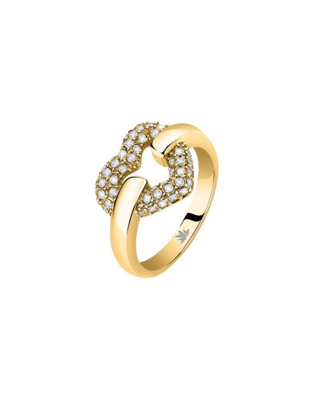 Anello MORELLATO donna Bagliori acciaio dorato / cuore