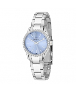 Orologio CHRONOSTAR donna Luxury tempo acciaio / azzurro