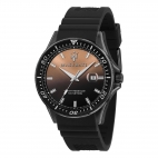 Maserati Sfida 44mm 3h blk dial blk silicon st maschile