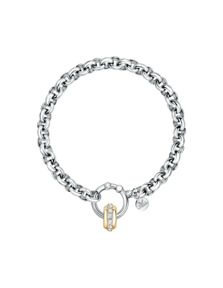 Bracciale MORELLATO donna Drops acciaio / anello dorato