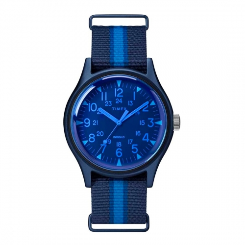 Orologio TIMEX uomo Aluminium California tessuto blu
