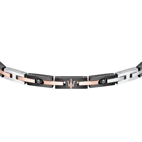 Bracciale MASERATI uomo Iconic acciaio /...