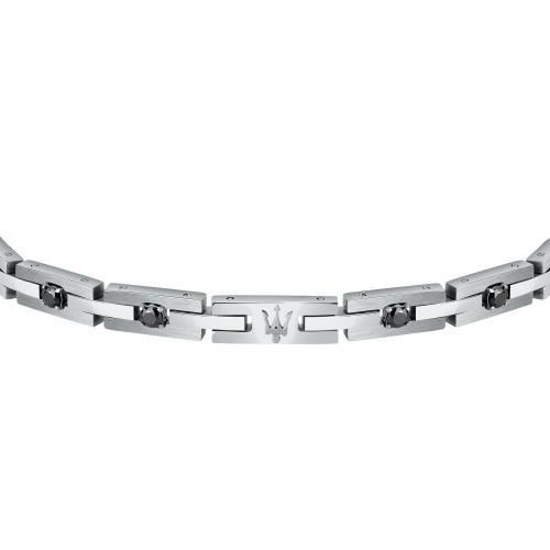 Bracciale MASERATI uomo Iconic acciaio /...